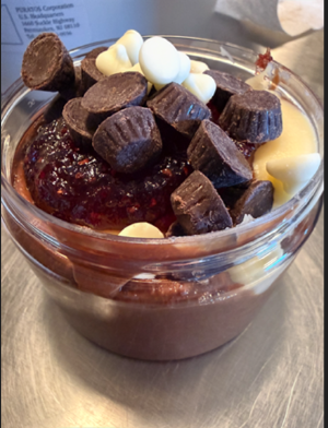 Dark Chocolate Raspberry Truffle Cheesecake